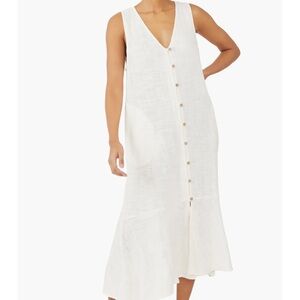 Valerie Sleeveless Cotton Maxi Dress